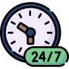 Implementamos medidas de seguridad efectivas en tan solo 24 horas para proteger tu negocio rápidamente.